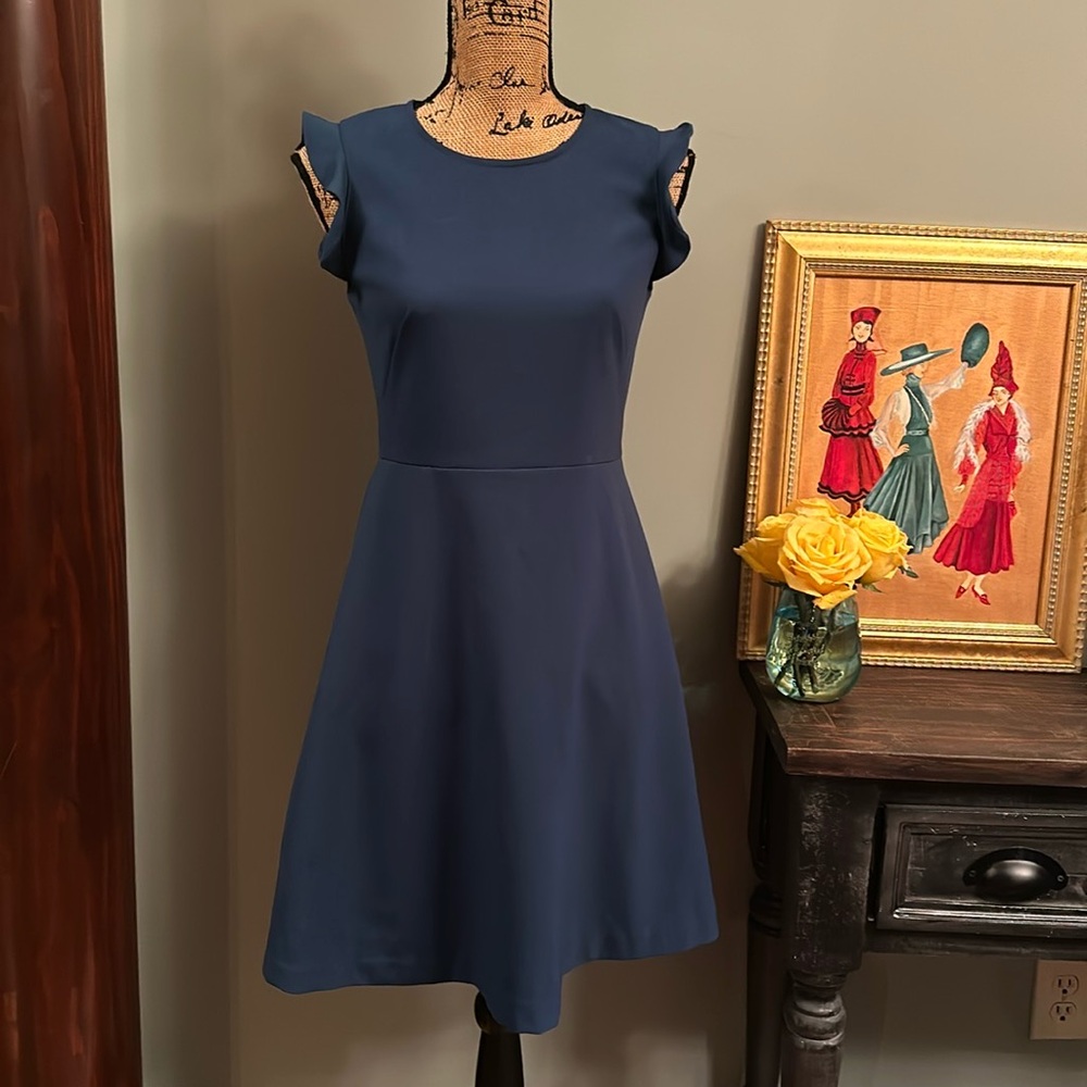 Ann Taylor blue dress size 0.